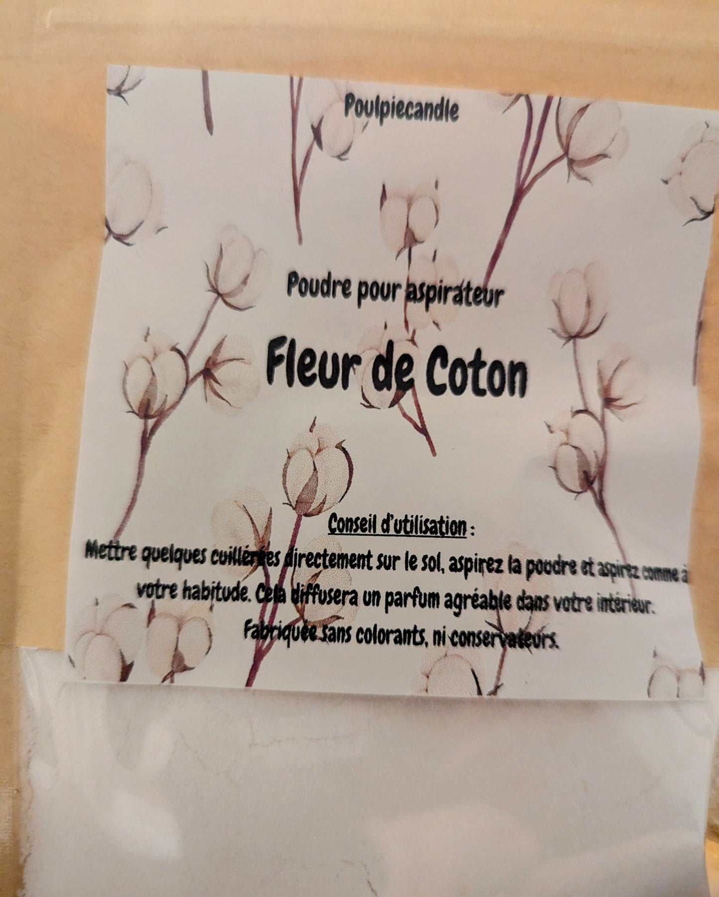 Poudres parfumée Fleur de Coton