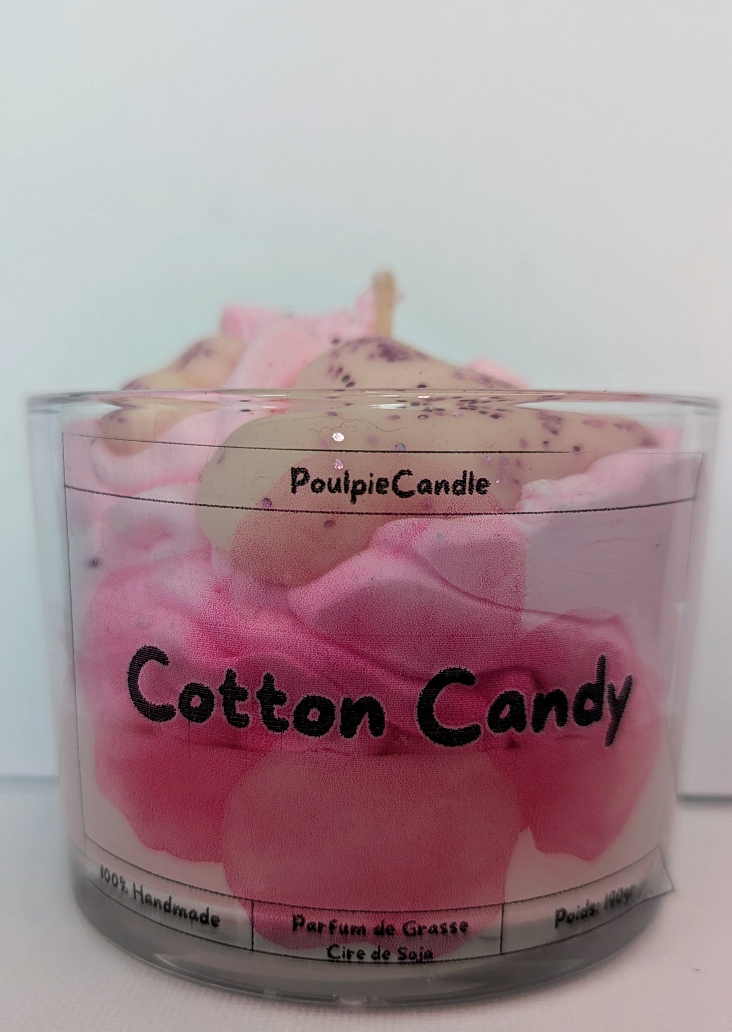 Bougie Gourmande Cotton Candy ( Barbe à papa)